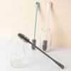 Soft Bottle Brush Insulation Cup Bendable Brush Head Washing No Dead End Long Handle Silicone Cleaning Brush Household Tool