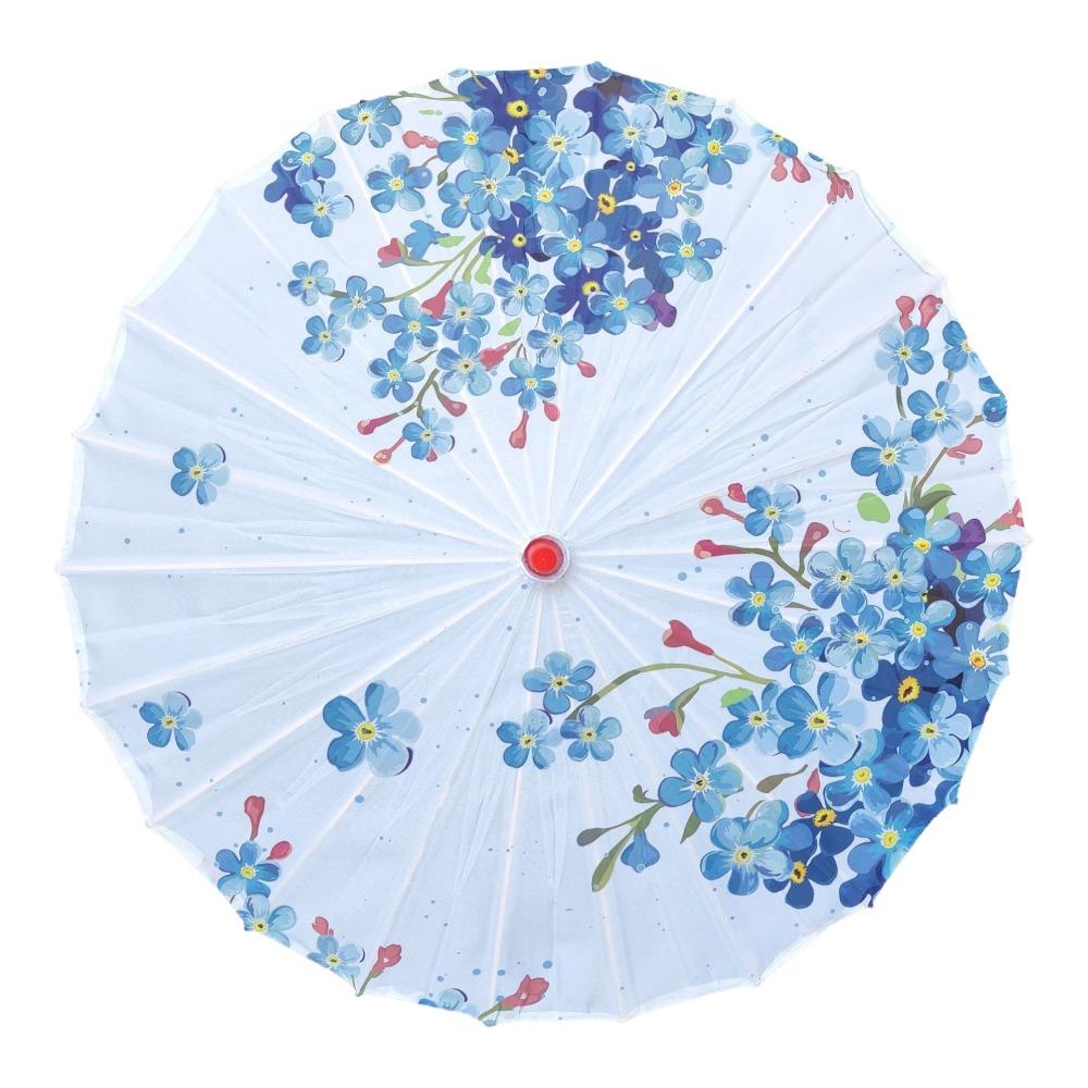 70 Cm Silk Cloth Women Umbrella Chinese Style Chinese Oil Paper Umbrella  Photograph Prop
