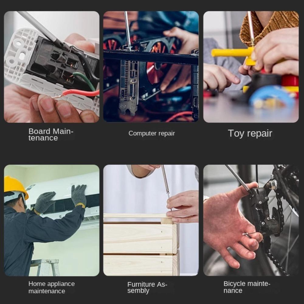 Chromium Vanadium Steel Ratchet Screwdriver Set Adjustable Angle Repair Screwdrive Kit Screw Driver Bit Multifunctional