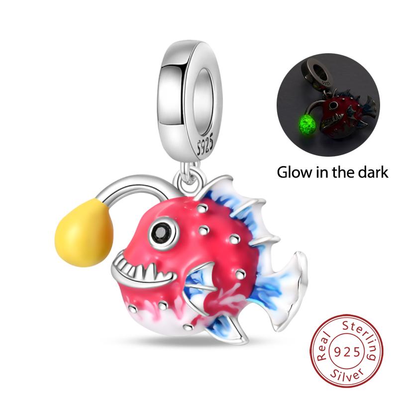 New Copper Ocean Series Mermaids Shell Charms Beads Fit Qikaola Original Bracelets Fine Birthday Diy Jewelry