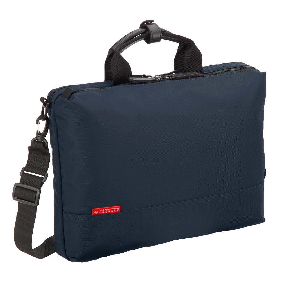 

7011MB Slim Well Organized Briefcase Unisex [Manhattan Passage] (Midnight Blue)