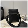 New PU Soft Leather Crossbody Bag Women Simple Fashi Solid Color Shoulder Bag Comfortable and Versatile Texture Commuting Bag
