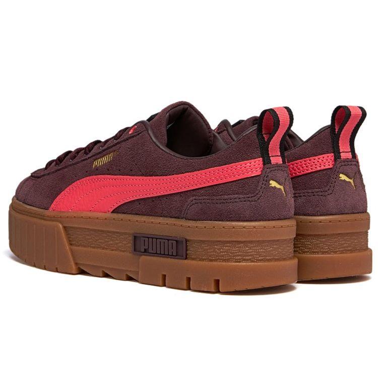 Puma Mayze Gum Fudge Women Sneakers Green 381887-02