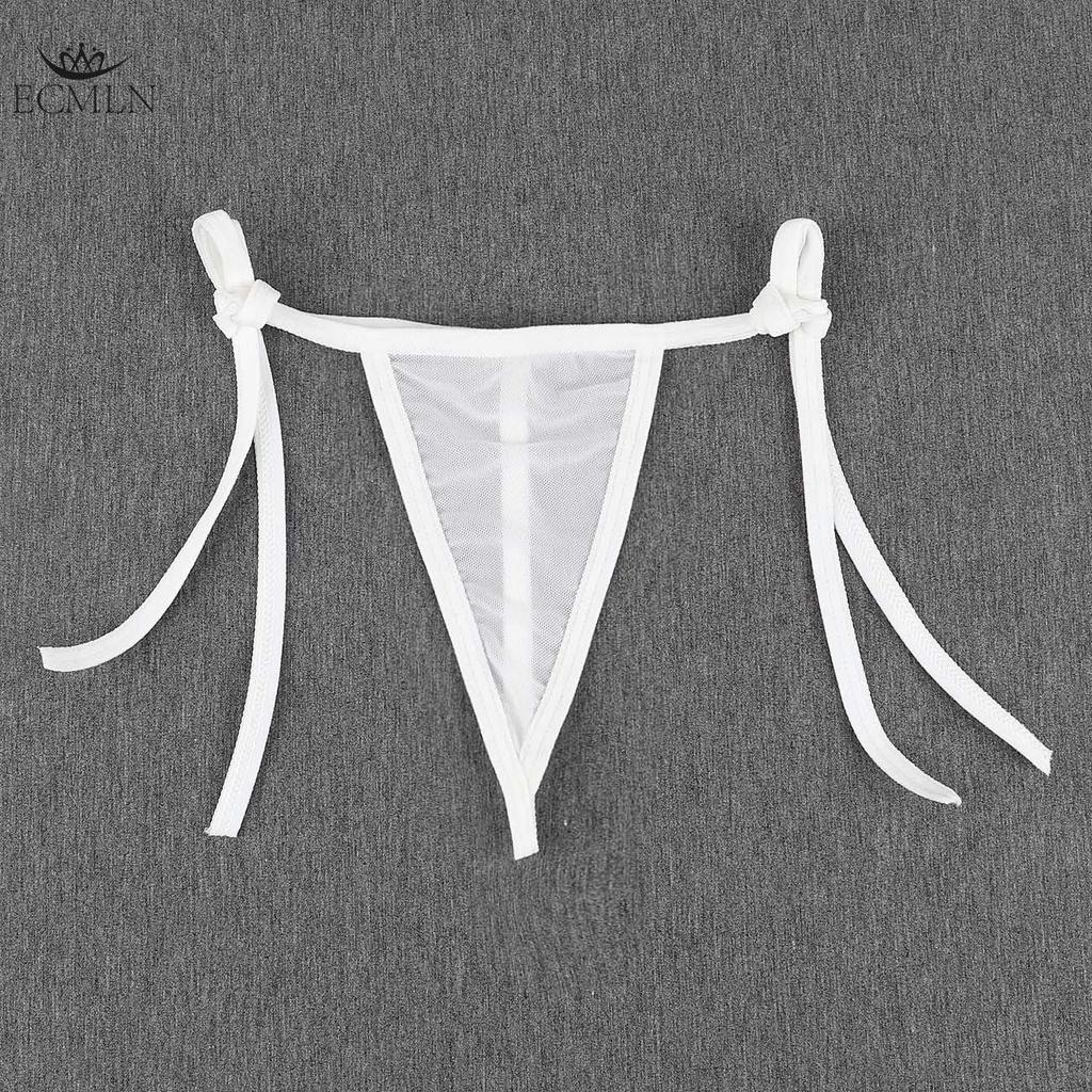 2pcs Set Bikini Extreme G String Slutty Mini Thong Bikinis Sexy Teeny Swimsuit for Women Triangle Exotic Bathing Suit