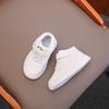 2025 Children's Mid-top Sports Shoes Boys' Classic Casual Board Shoes Girls' Mid-top White Shoes Baby Shoes