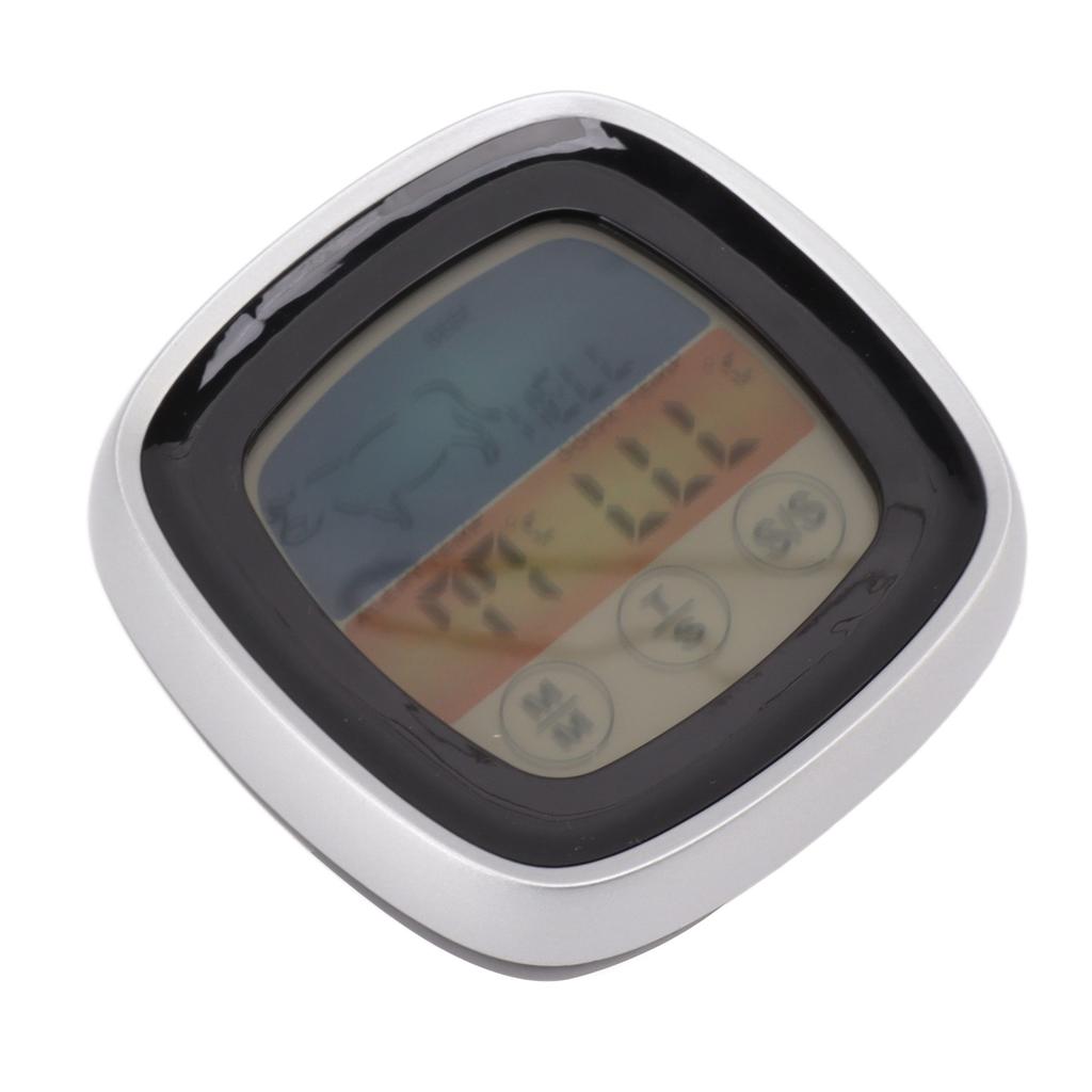 Lebensmittel-Berührungsthermometer Küche Digitalanzeige Timer Thermometer Feld Grillthermometer