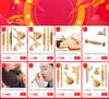 20pcs/bag Hair Clip Wave Perm Rod Bars Corn Curler DIY Curler Fluffy Clamps Rollers Fluffy Hair Roots Perm Hair Styling Tools