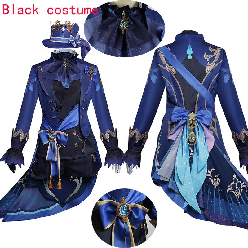 Furina Cosplay Kostüm Furina De Fontaine Focalors Cosplay Outfits Mit Hut Für Anime Comic Con