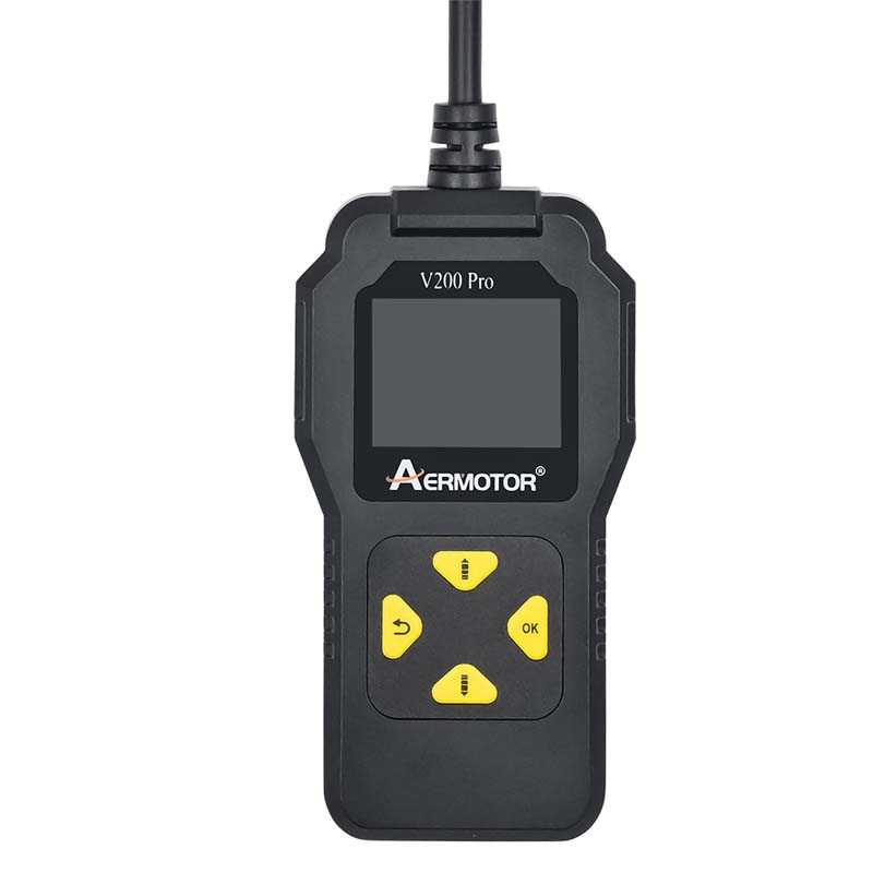 OBD2 skener autodiagnostické nástroje OBDII čtečka kódů pro diagnostiku motoru kontrolka napětí baterie testování 10 jazyků podporuje