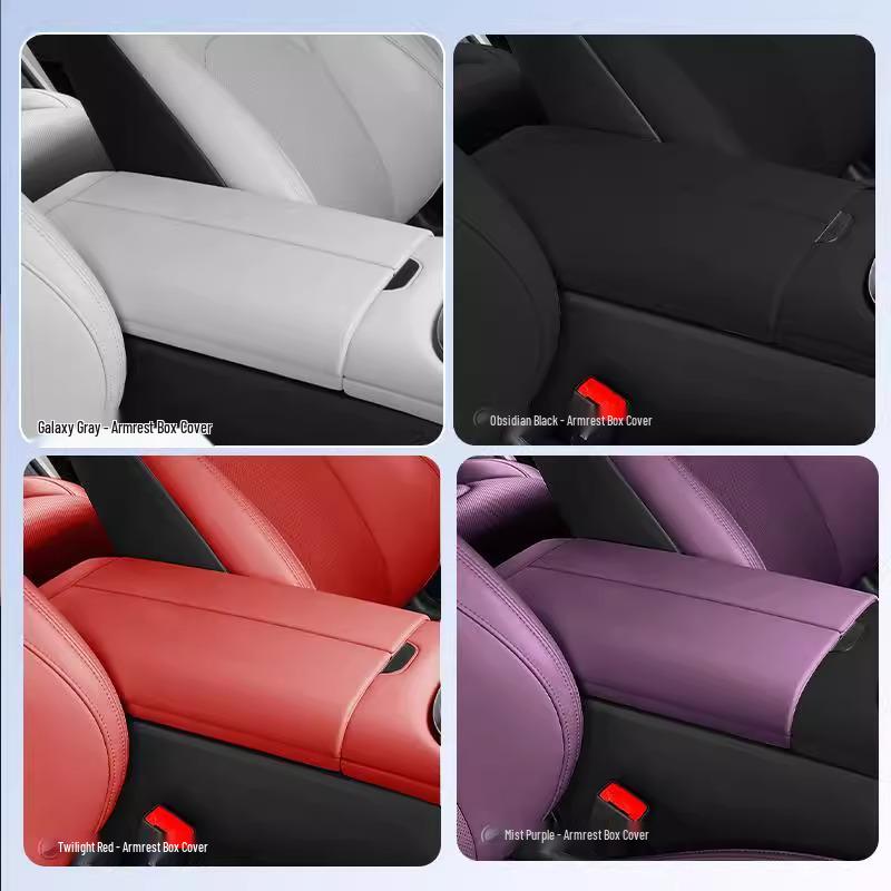 Xiaomi SU7 Armrest Box Leather Protective Cover for Car Interior