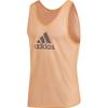 Adidas Tank Tops Men's Orange Crew Neck Moderate Straight Fit F82133
