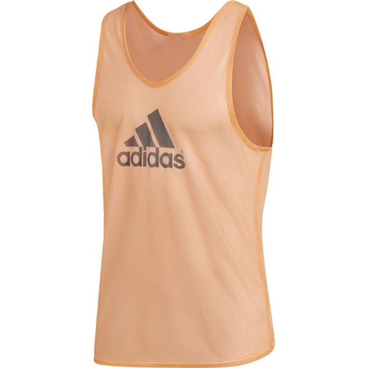 Adidas Tank Tops Men's Orange Crew Neck Moderate Straight Fit F82133