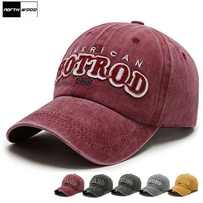 Northwood Cotton Letter Baseball Cap For Women Men Unisex Embroidery Snapback Hat Bone Trucker Caps Fitted Cap