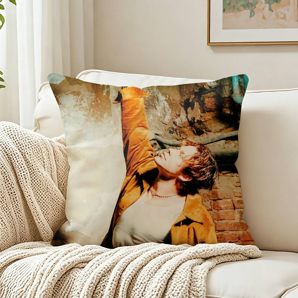 SOS AAshton Irwin Customizable Square Pillow case Double Sided Print Sofa Bedroom Decor Cushion Cover