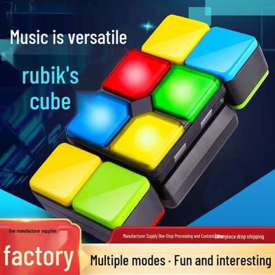 Versatile 2026 Light-Up Musical Rubik's Cube - Educational Sound-Making Game for Parent-Child Interaction