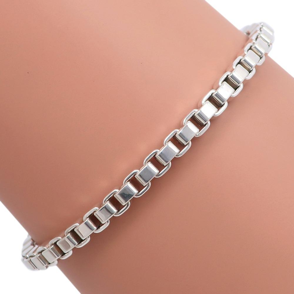 

TIFFANY&Co. Venetian Bracelet Silver925 14.1g Women Used