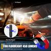 2000LM Multifunctional LED Pen Flashlight USB Rechargeable Super Bright Magnetic Work Light with Power Display Emergency Lantern