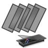 2/4pcs Magnetic Vent Filters Screen Covers Black Mesh Guard Balanced Air Circulation Tools For Wall Floor Ceiling Vents Parts
