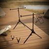 Tripod Fishing Rod Holder Compact Stand Easy to Transport for Anglers