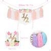 1/2 Birthday High Chair Banner Backdrop Decor Party for Celebration