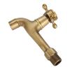 Wall Mounted Vintage   Brass Faucet Single Cold Water Tape for Kitchen Sink Mop Pool ( )