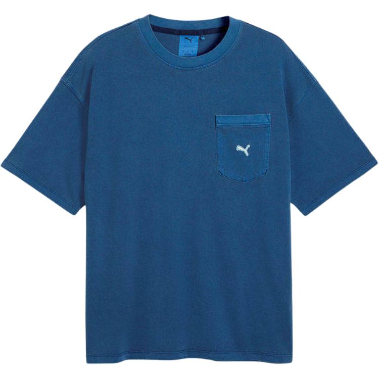 Puma Comfortable Loose Fit Round Neck Casual T-Shirt Men tops 637228-73 L