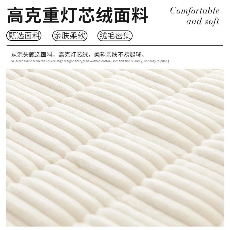 Corduroy Bay Window Mat, Window Sill Mat, Winter Master Bedroom Thickened Balcony Tatami Mat, Universal In All Seasons