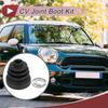 1 Satz Manschetten-Kit für Gleichlaufgelenk für Mini Cooper 2002-2008 Innere Gleichlaufgelenk-Manschette mit Schellen Nr. 31600002881 Schwarzes Gummi