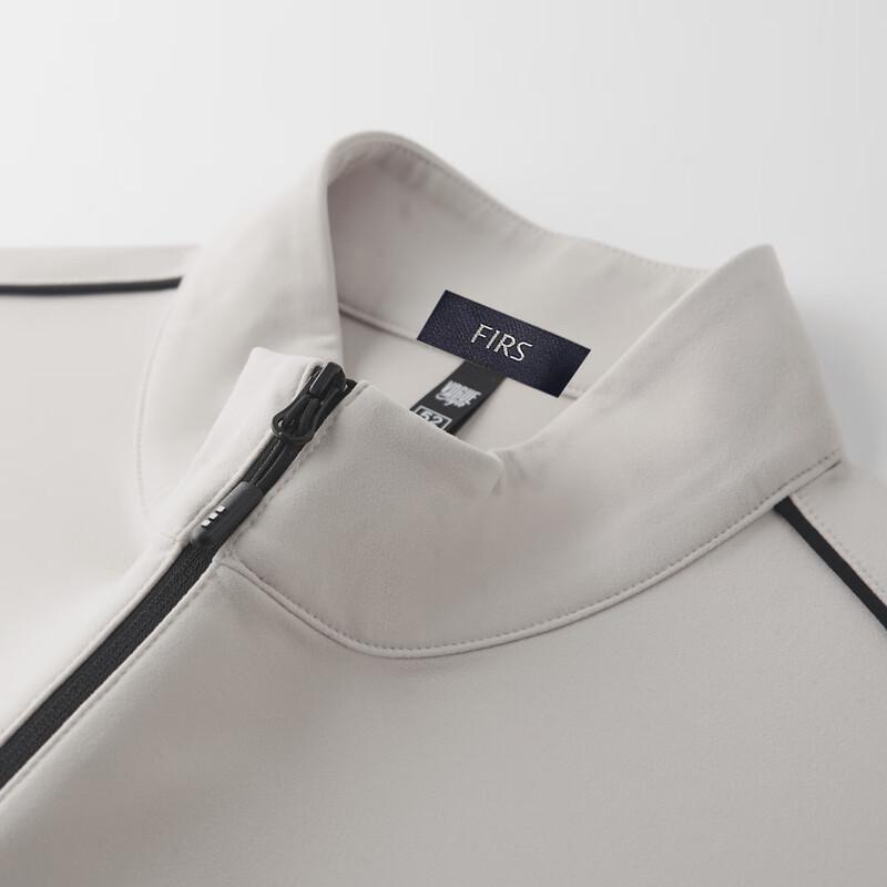 FIRS Herren Sweatshirt mit gebürstetem, hochelastischem Reißverschlusskragen