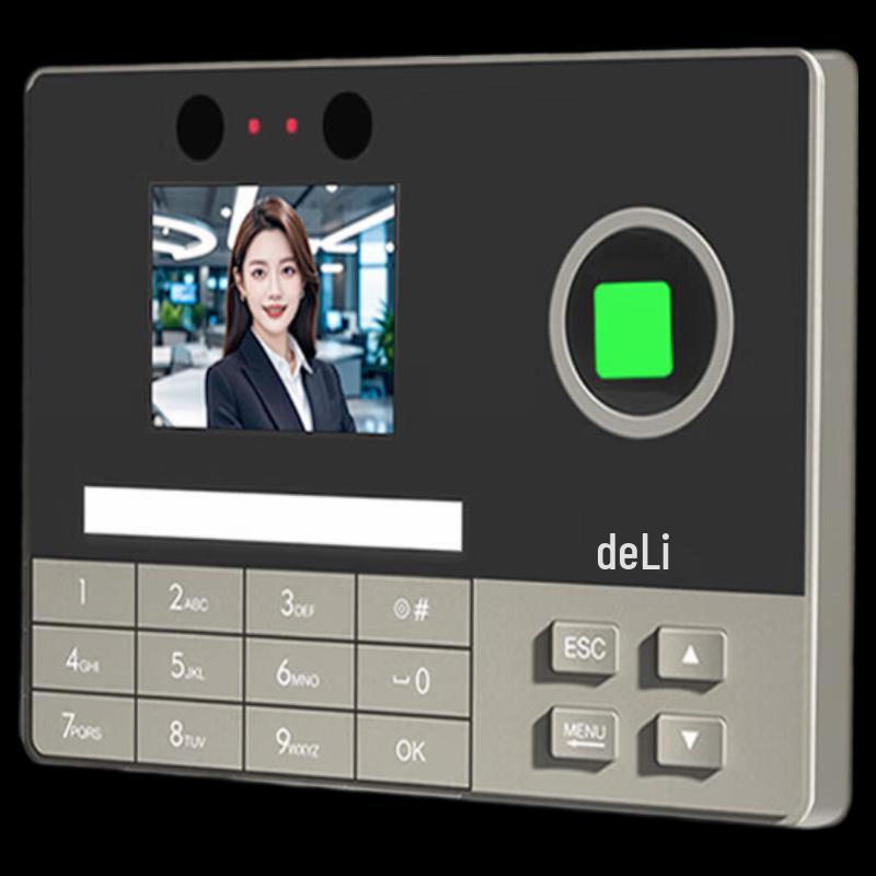 Deli 3760-4G Smart Face & Fingerprint Time Attendance Machine