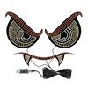 11 Mode Devil's Eye Car Rear Window LED Decorative Light Warning Light Devil Eye Atmosphere Light Auto Decoration Accessories