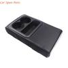 Y4UA Versatile Car Armrest Mat Leather Armrest Heightening Pad Armrest Mat Offers Additional Storage & Comfort for Vehicle