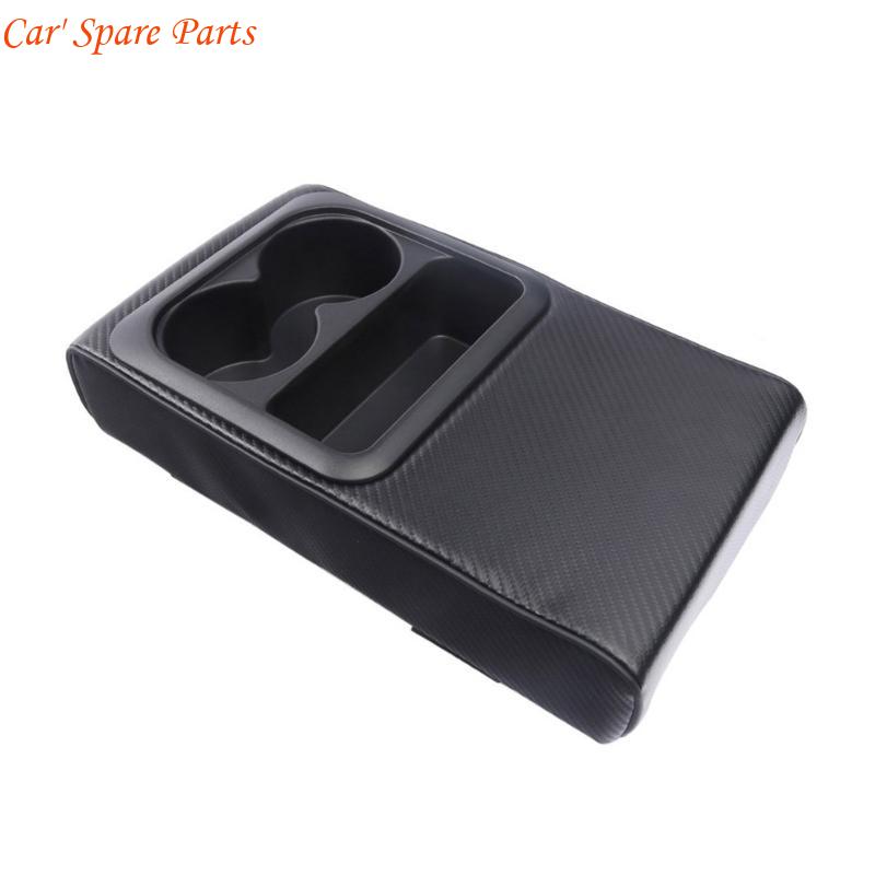 Y4UA Versatile Car Armrest Mat Leather Armrest Heightening Pad Armrest Mat Offers Additional Storage & Comfort for Vehicle