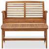 VidaXL Garden Lounge Set 2 Pcs Solid Acacia Wood