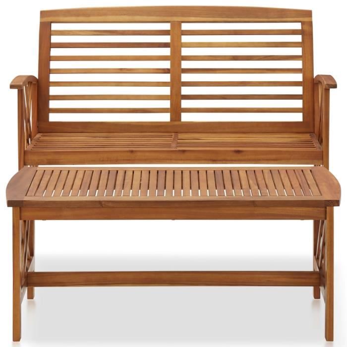 VidaXL Garden Lounge Set 2 Pcs Solid Acacia Wood