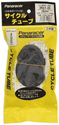 Panaracer Tube 26 X Presta 34mm Valve Made In Japan H/E 1.25 0TH26-125F-NP