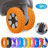 [ Shock-Absorbing Suitcase Protectors] 8pcs Luggage Wheel Covers - Quiet, Shock-Absorbing Suitcase Protectors In Assorted Colors