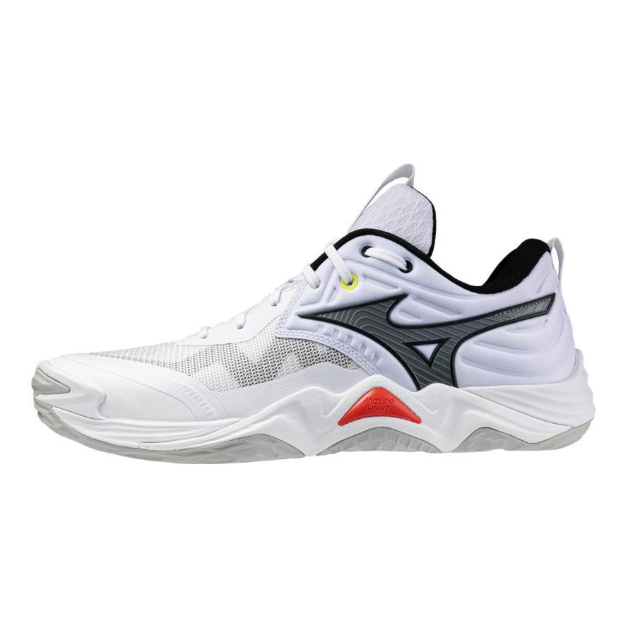 Mizuno WAVE MOMENTUM ELITE Support Balance Volleyball Shoes Unisex White Black V1GA251259