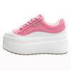 Fashion Dermis Explosive Pink Single Shoes Women 2025 New Small White Shoes Women All Fashion Thick Sole 8 Cm Trend Ins Simplejavascript