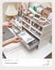 Schreibtisch-Schubladen-Organizer: Mehrschichtige Aufbewahrung für Büromaterialien & Kosmetik