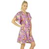 Bimba Women Floral Kaftan Bridesmaid Short Cotton Caftan Beach Coverup