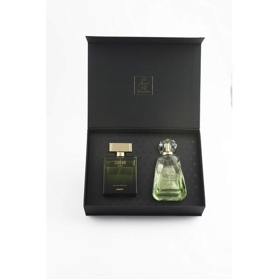 Liberty Luxury Combo Pack - Legend For Men, Eden For Women (100ml Each) Liquid Eau De Parfum (EDP) Crafted In France, Long Lasting Smell