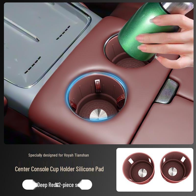 Silicone Cup Holder for 26 Voyah Taishan Models - Customized Accessory