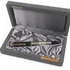 Excellent PERIKAN Fountain Pen Souvern Big Toledo Cap Type Black Gold 18K Used