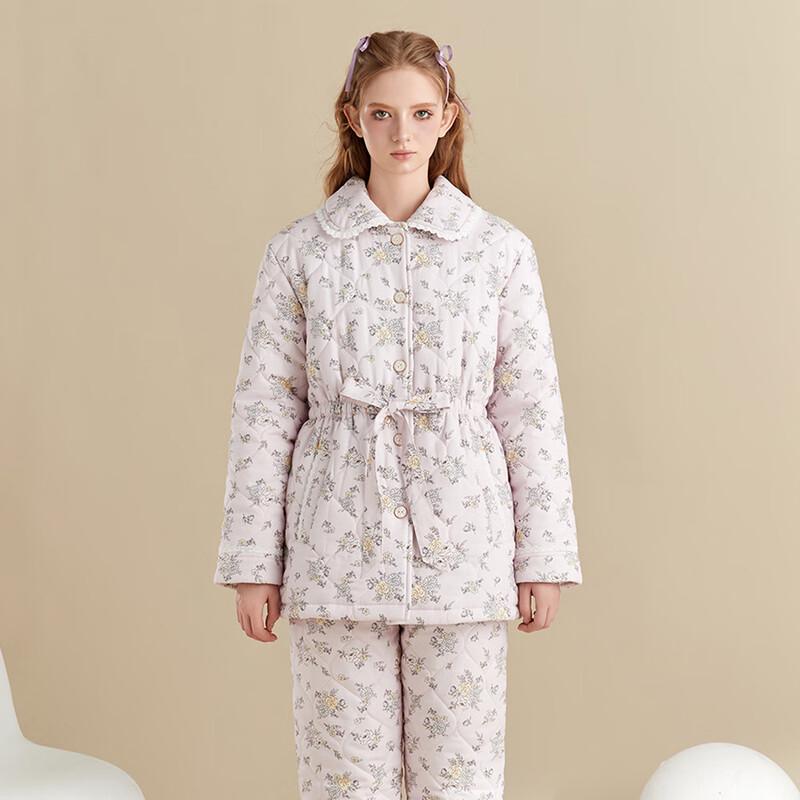 Женский зимний пижамный комплект из кораллового флиса