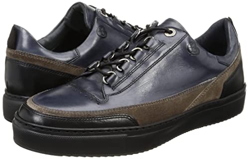 LANVIN en Bleu Herren Sneaker Boots 86480, BLAGRY, Größe 26,0 cm