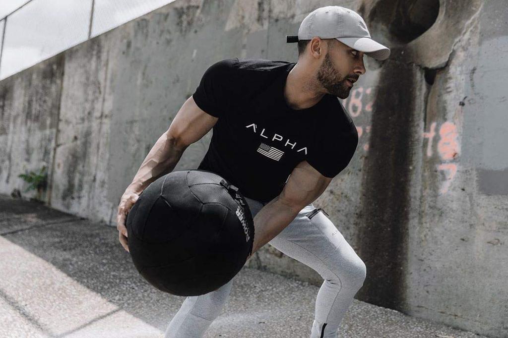 SHANLIANG T-shirt de Sport Musculation Fitness Entraînement Musculaire Style Décontracté Actif Manches Courtes Coupe Ajustée Séchage Rapide pour Homme