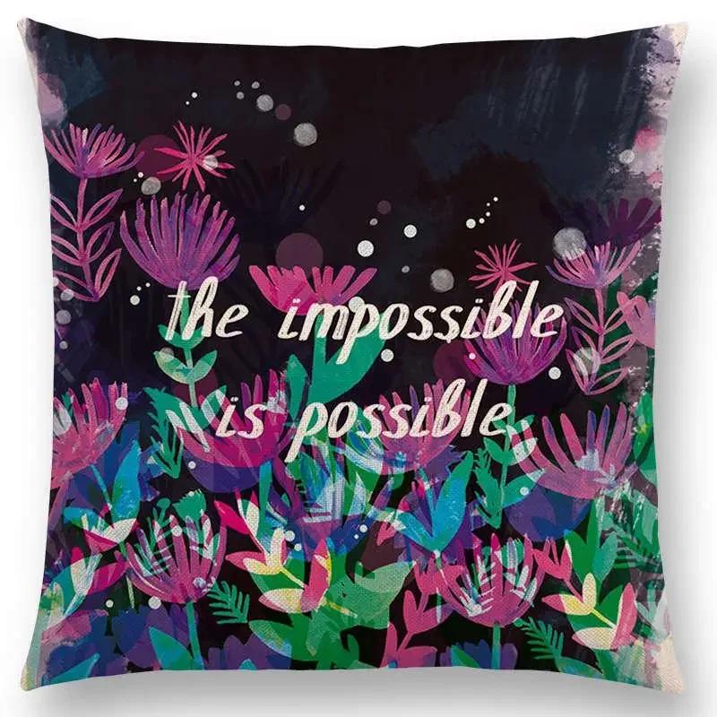 Floral Fantasy Fairy Tale Wonder World Cushion Cover Dreamscape Animals Deer Bird Fox Unicorn Owl Flowers Sofa Throw Pillow Case
