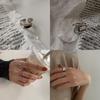Geometric Copper Sophisticated Ring For Women With Adjustable Fit Perfect For Trendy Outfits