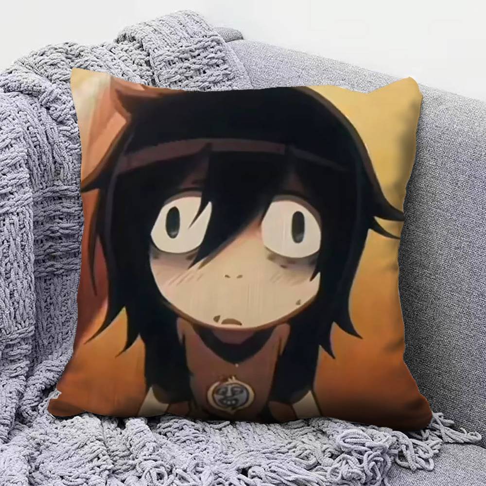 Watamote Tomoko Kuroki Home Sofa Cushion Covers and Aecorative Custom Pillow Covers
